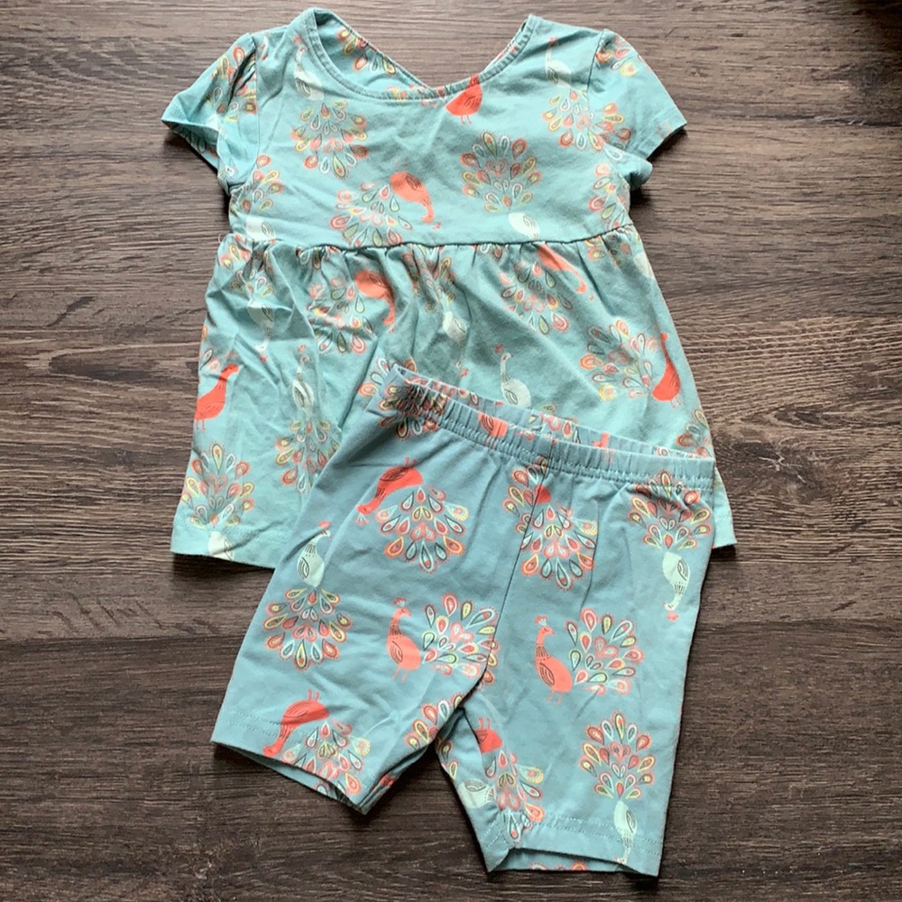 Peacock 24m Matching Set.
